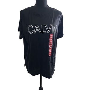 NWT Women's Calvin Klein T-Shirt, XL, Black